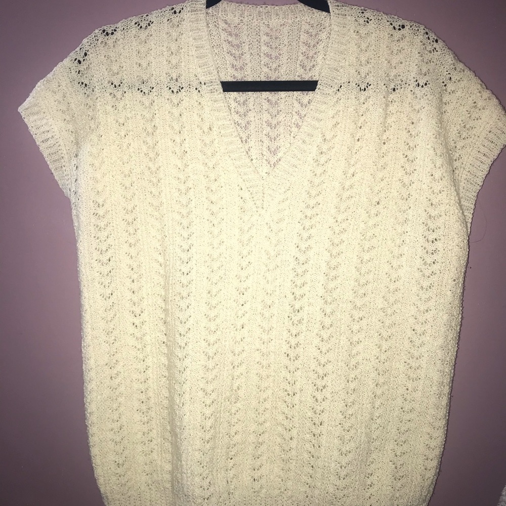 Vintage crochet vest